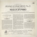 Witold Malcuzynski Chopin: Piano Concerto No. 2 / Fantaisie in F Minor UK vinyl LP album (LP record)