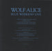 Wolf Alice Blue Weekend Live EP - EX UK 12" vinyl single (12 inch record / Maxi-single) 5060257962570