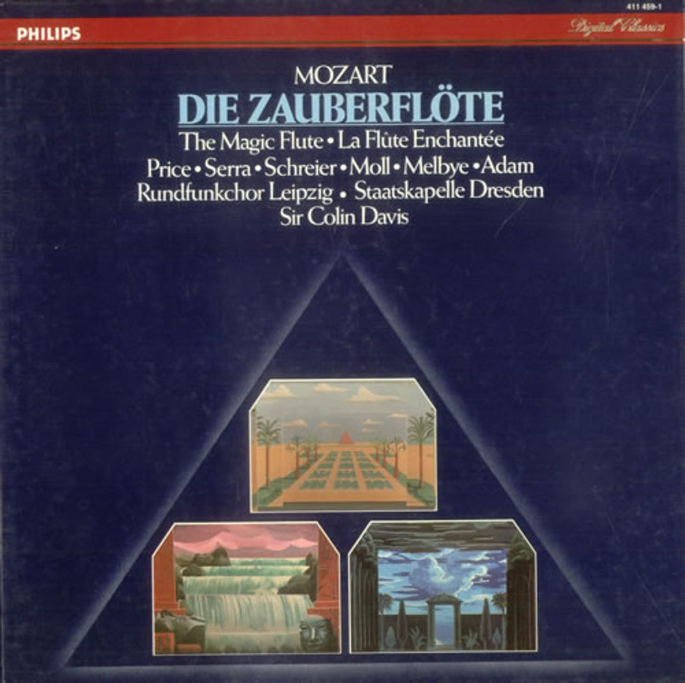 Wolfgang Amadeus Mozart Die Zauberflote Dutch Vinyl Box Set 411459-1