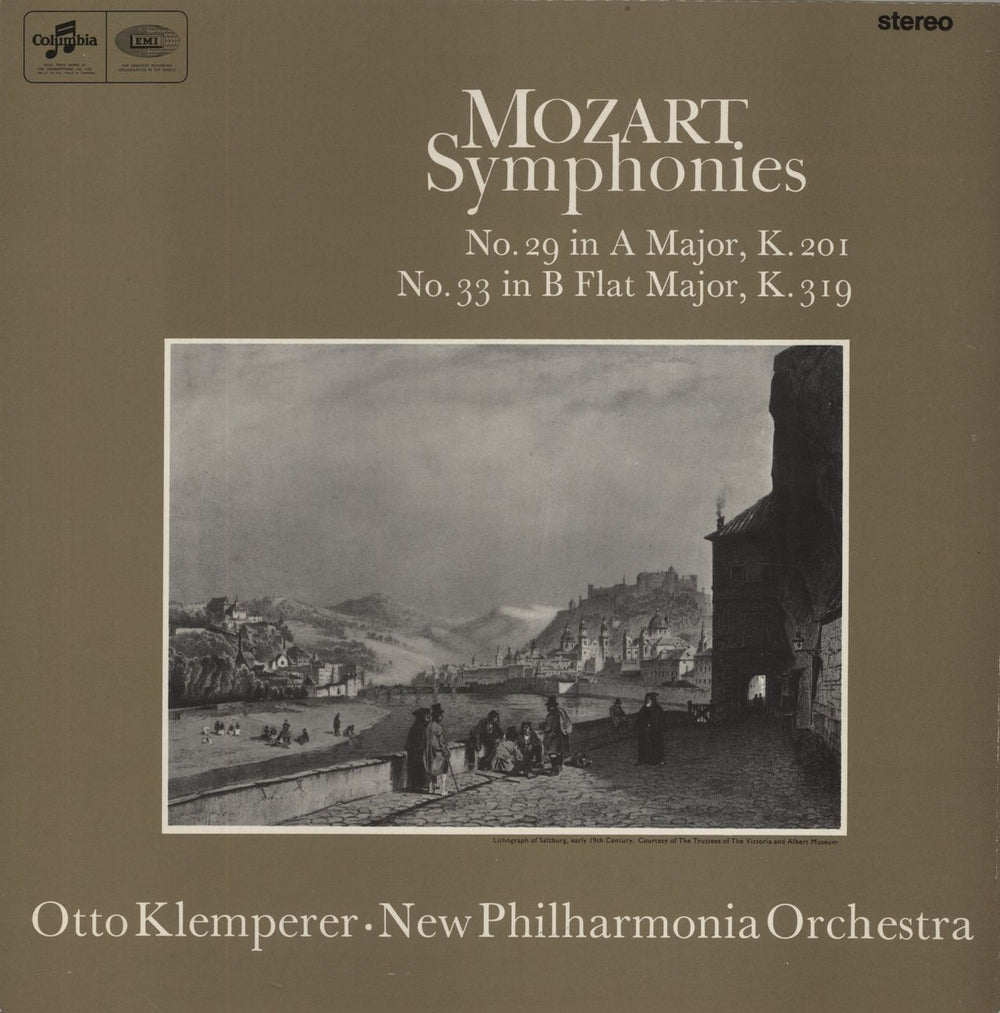 Wolfgang Amadeus Mozart Mozart Symphonies UK vinyl LP album (LP record) SAX5256