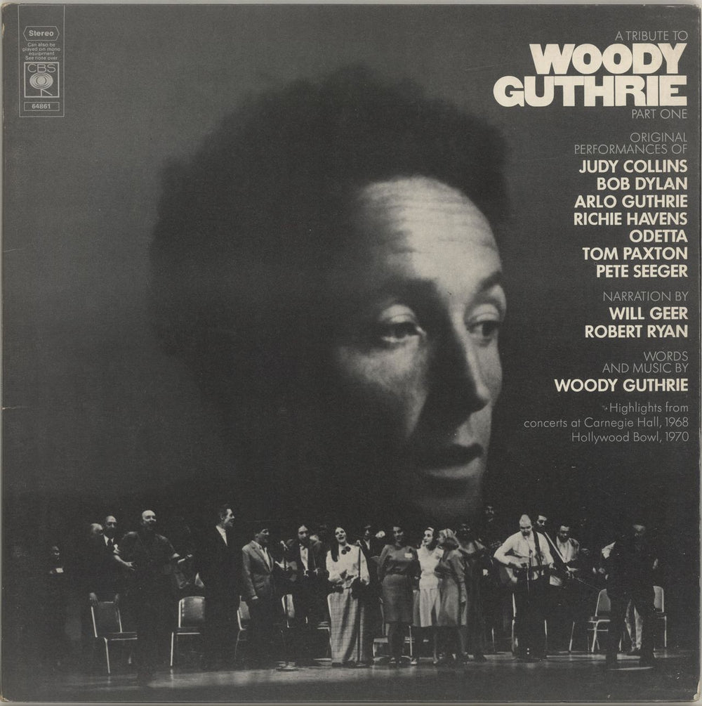 Woody Guthrie A Tribute To Woody Guthrie Part One UK vinyl LP album (LP record) 64861