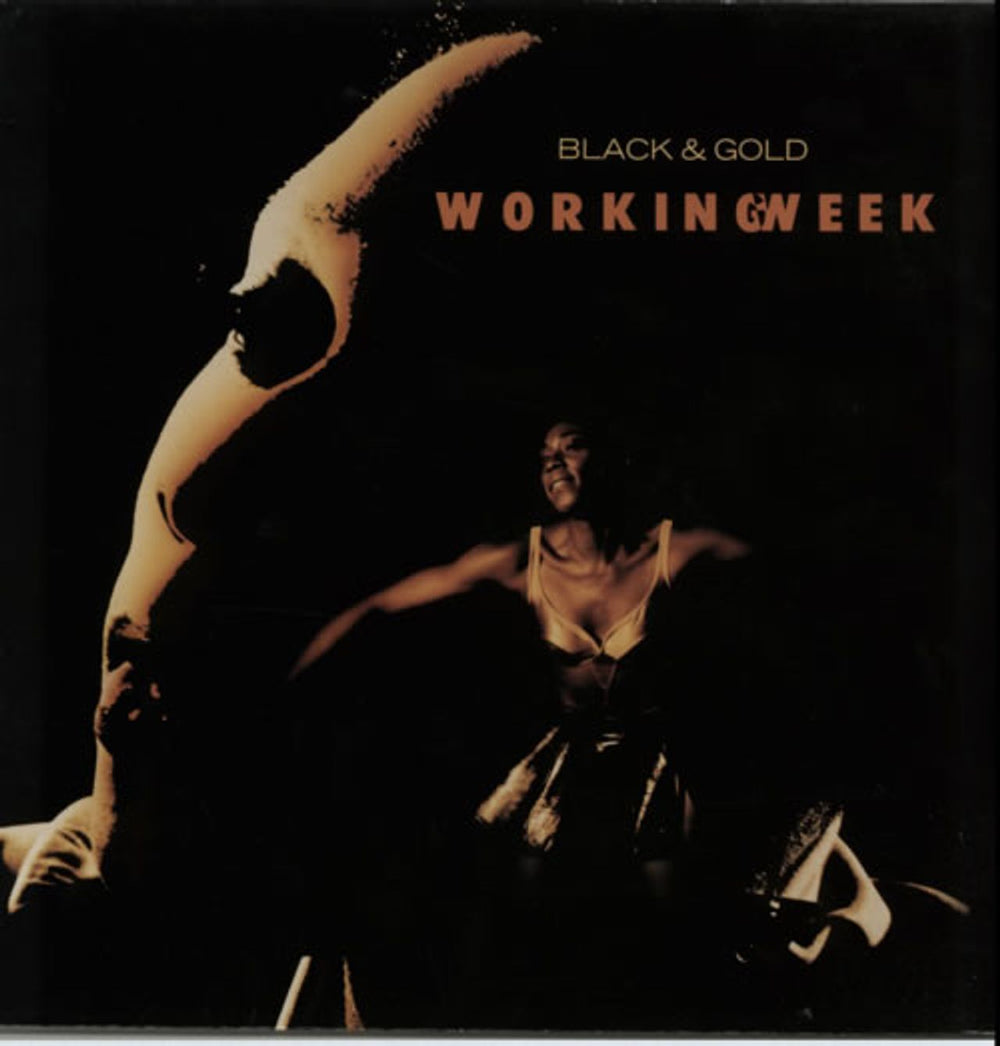 Working Week Black & Gold UK vinyl LP album (LP record) DIX95