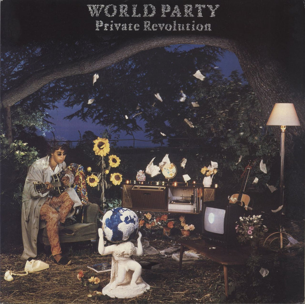 World Party Private Revolution UK vinyl LP album (LP record) CHEN4