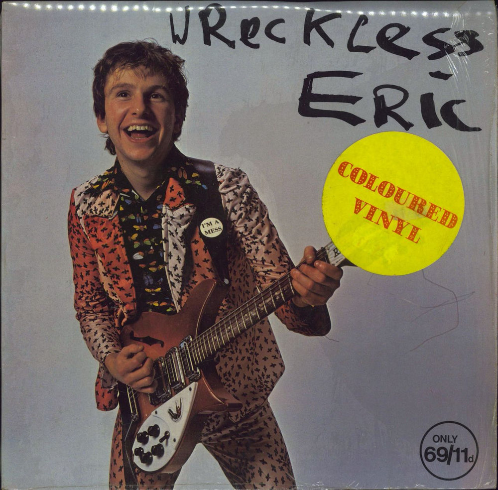 Wreckless Eric Wreckless Eric - Brown Vinyl - Stickered Shrink UK 10" vinyl single (10 inch record) SEEZB6