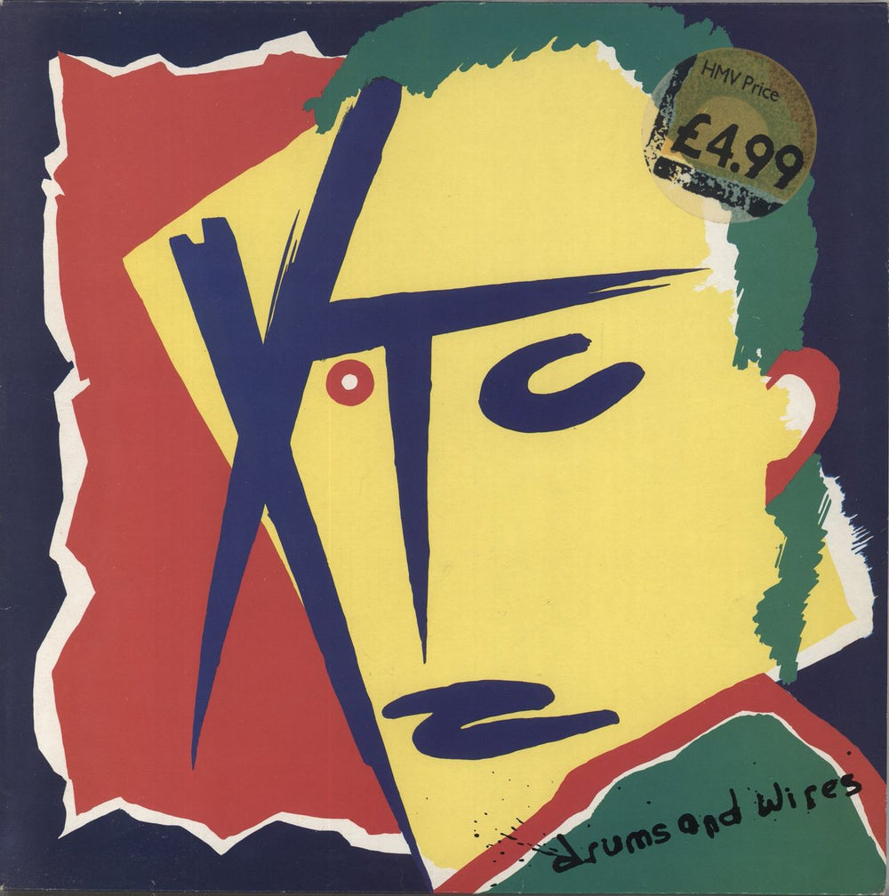 XTC Drums And Wires - EX UK vinyl LP album (LP record) OVED113