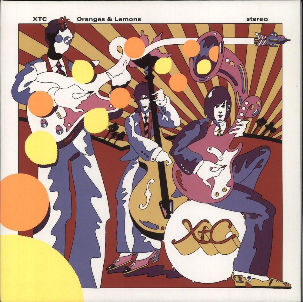 XTC Oranges & Lemons - 200 Gram Super Heavyweight Vinyl UK 2-LP vinyl record set (Double LP Album) APELPX109