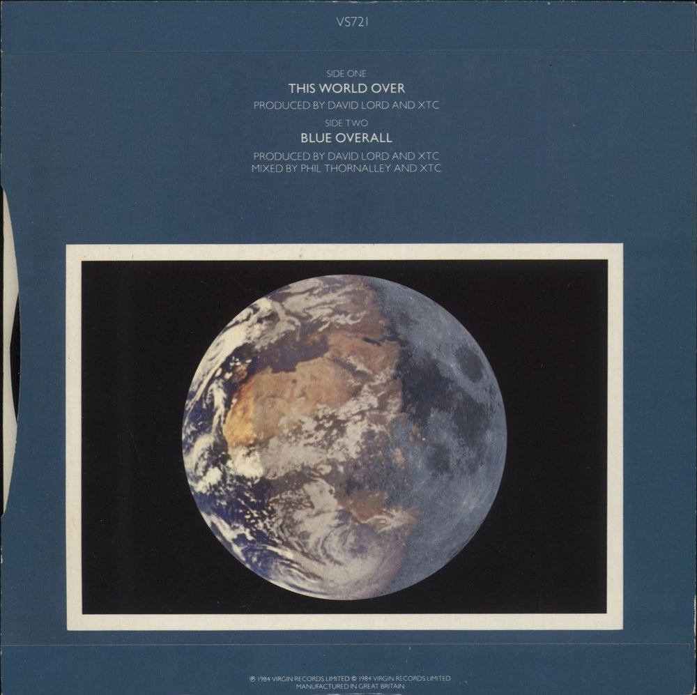 XTC This World Over + Postcards UK 7" vinyl single (7 inch record / 45)