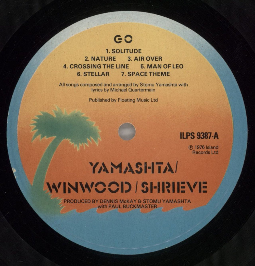 Yamashta, Winwood & Shrieve Go + booklet - EX UK vinyl LP album (LP record) YWSLPGO591249