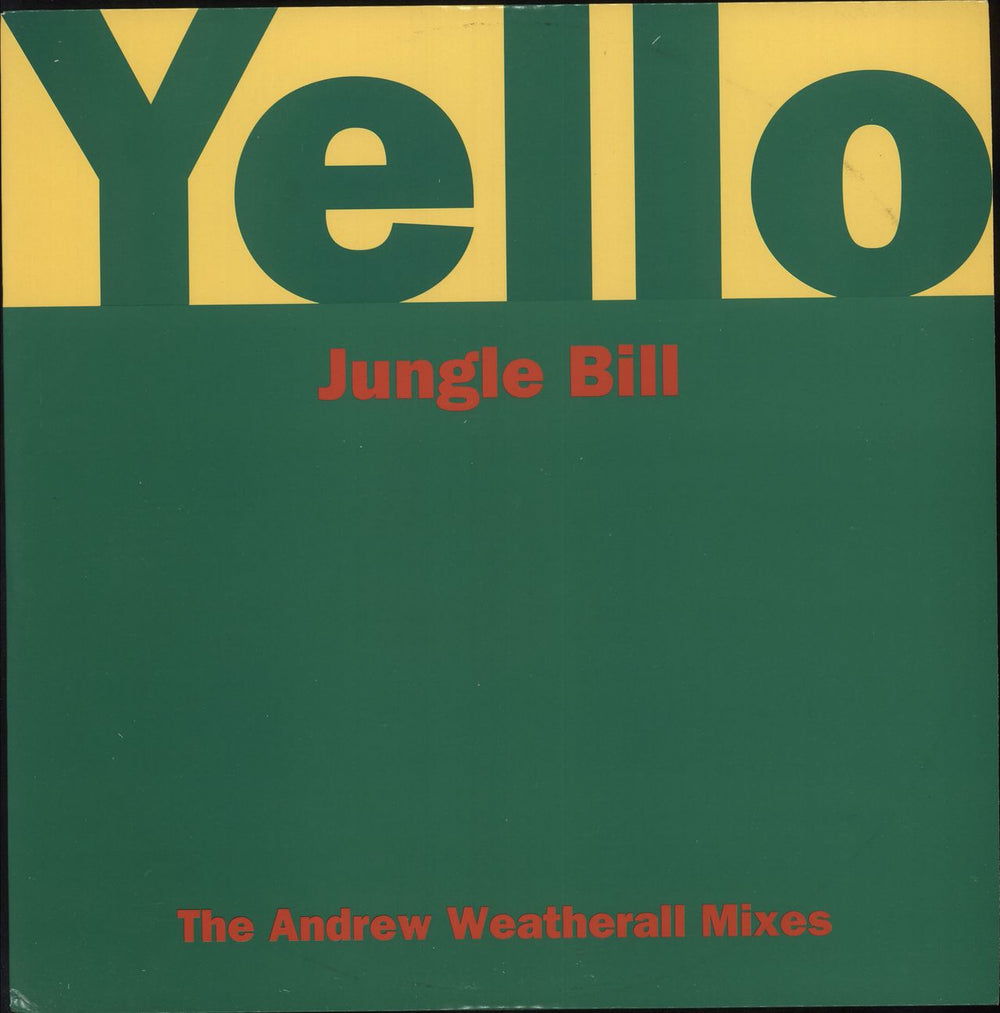 Yello Jungle Bill (Remixes) UK 12" vinyl single (12 inch record / Maxi-single) MRXX376