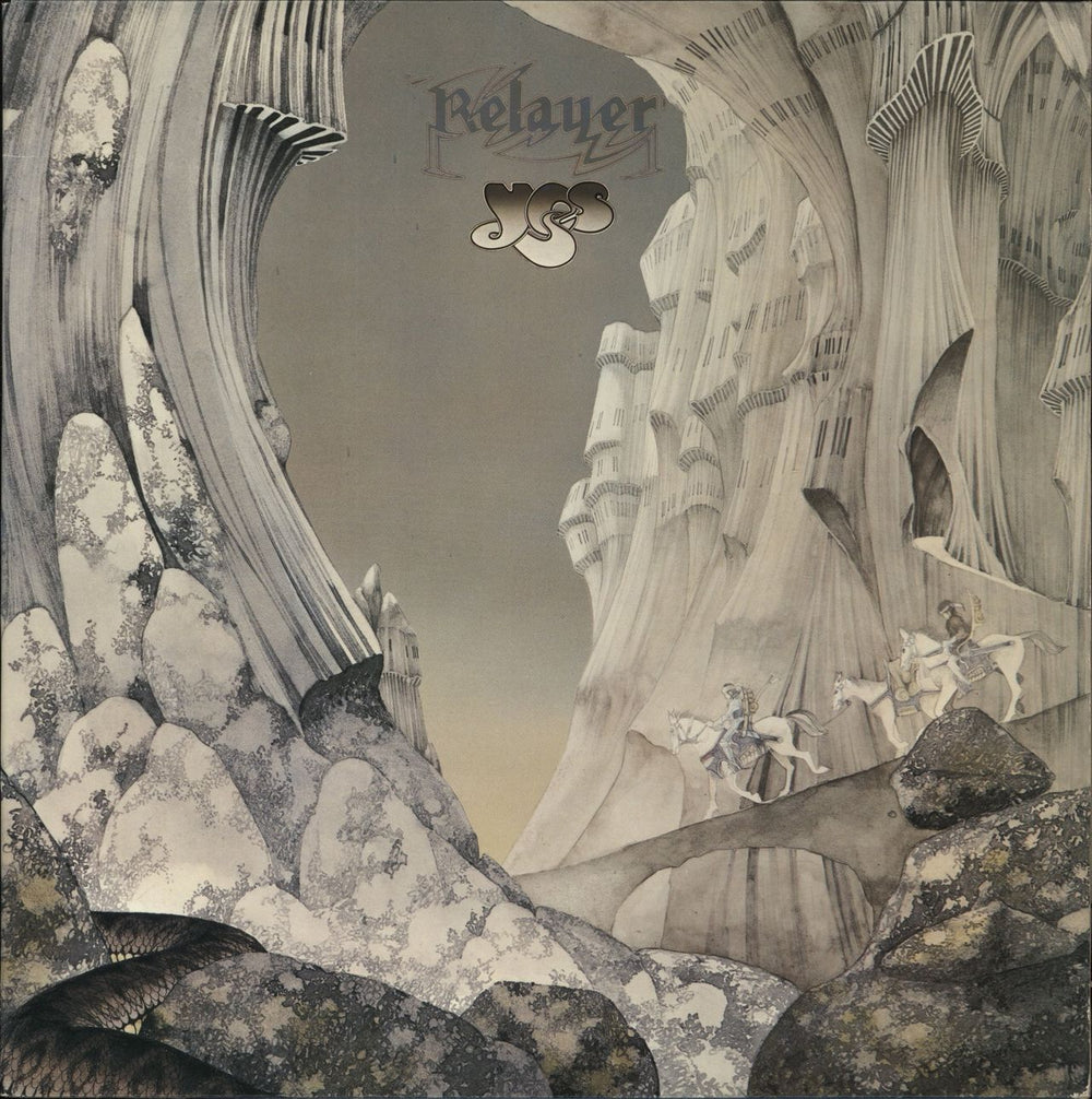 Yes Relayer - 3rd - EX UK vinyl LP album (LP record) K50096