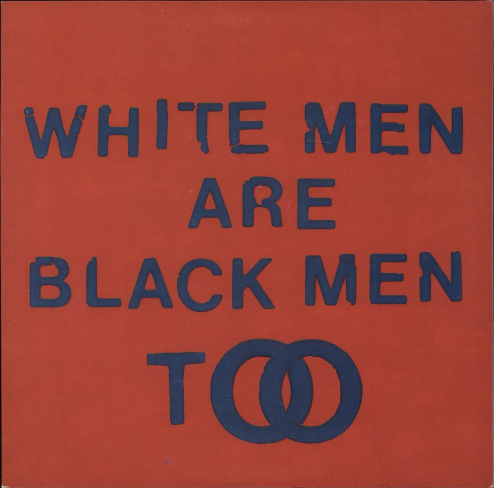 Young Fathers White Men Are Black Men Too - Red Vinyl UK vinyl LP album (LP record) BD264