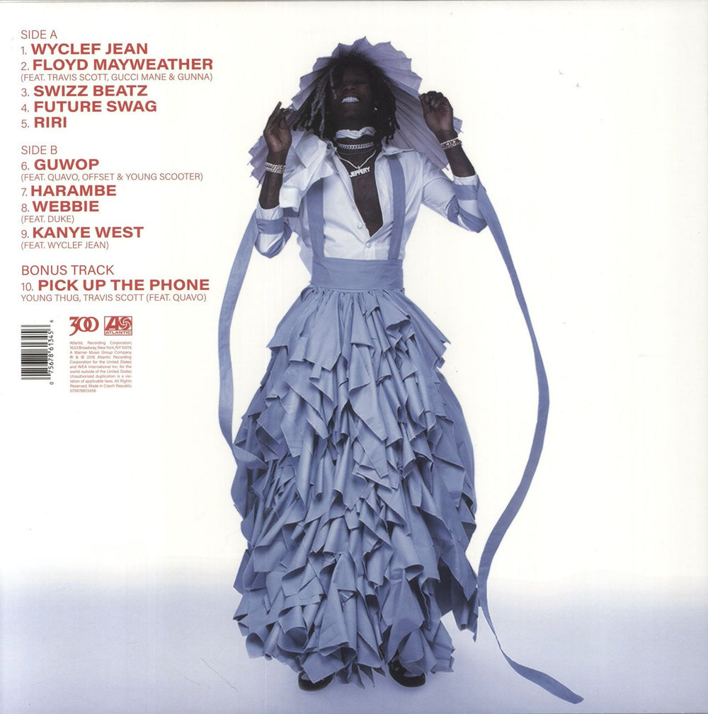 Young Thug Jeffery - RSD - Blue Galaxy Vinyl UK vinyl LP album (LP record) 075678613456