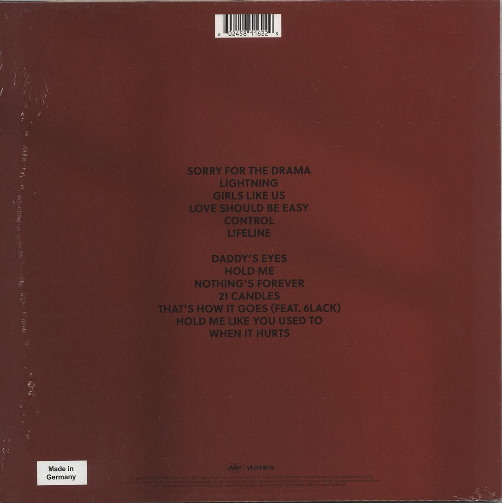 Zoe Wees Therapy - Sealed UK vinyl LP album (LP record) 602458116229