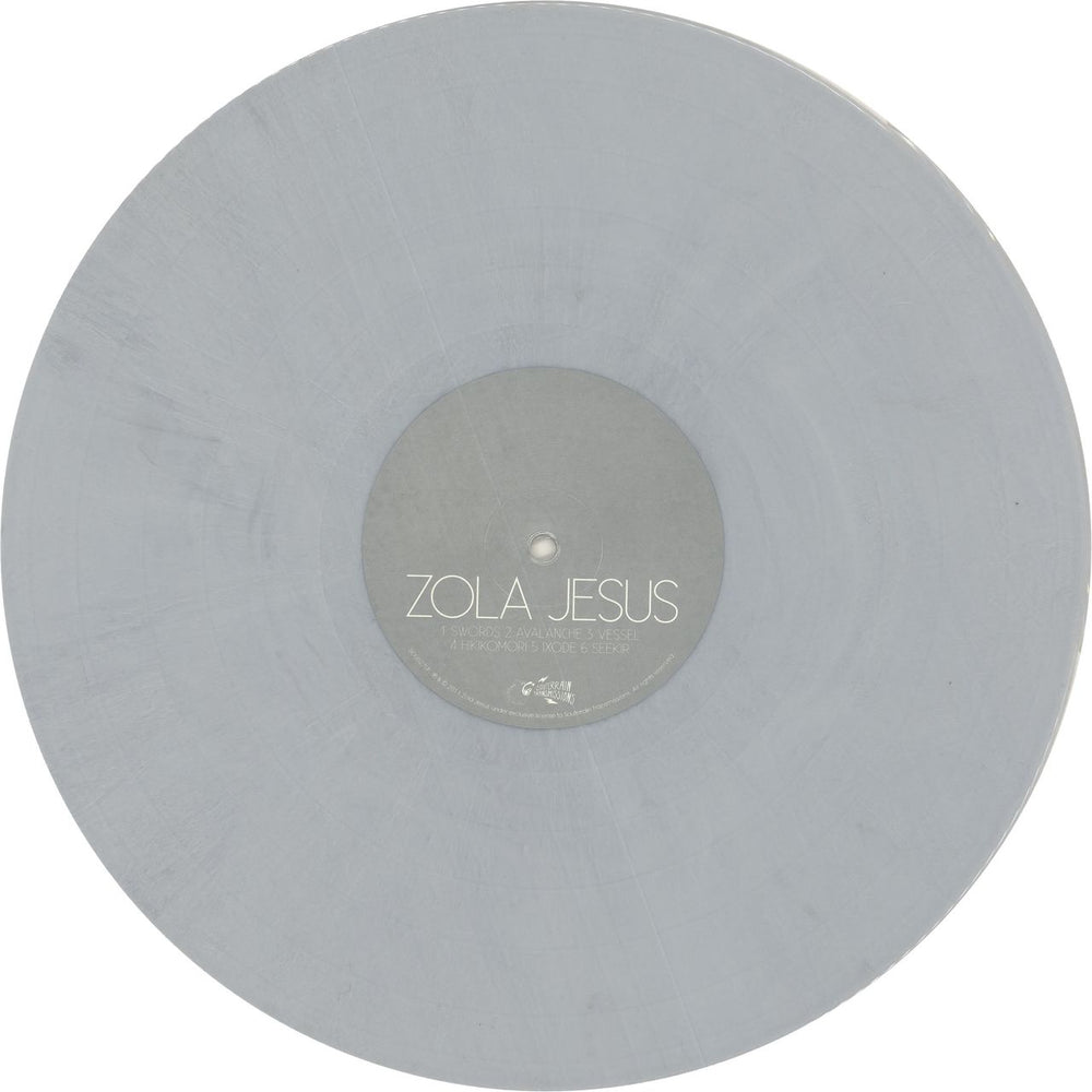 Zola Jesus Conatus - White Marbled Vinyl German vinyl LP album (LP record) ZO0LPCO739452