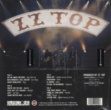 ZZ Top Live! Greatest Hits From Around The World - Sealed UK 2-LP vinyl record set (Double LP Album) 190296992193