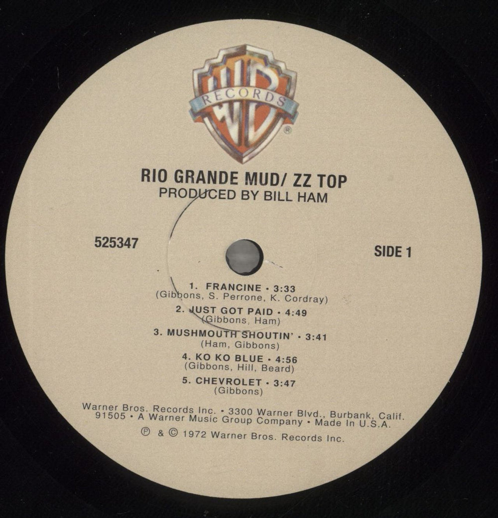 ZZ Top Rio Grande Mud - 180 Gram Vinyl US vinyl LP album (LP record) ZZTLPRI877657