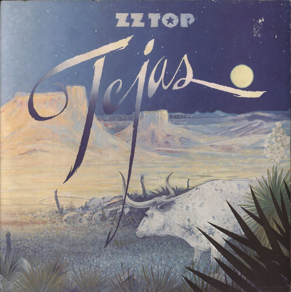 ZZ Top Tejas German vinyl LP album (LP record) WB56605