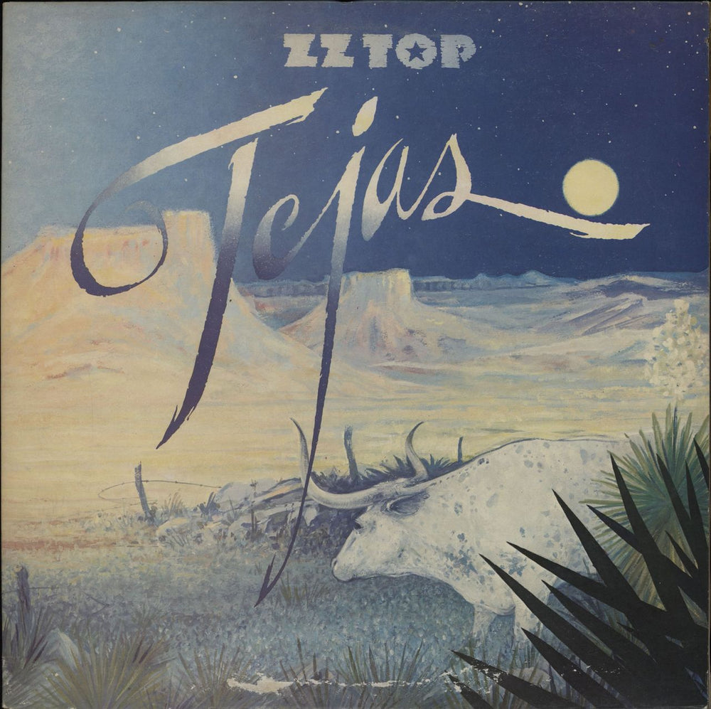 ZZ Top Tejas - VG UK vinyl LP album (LP record) LDU1