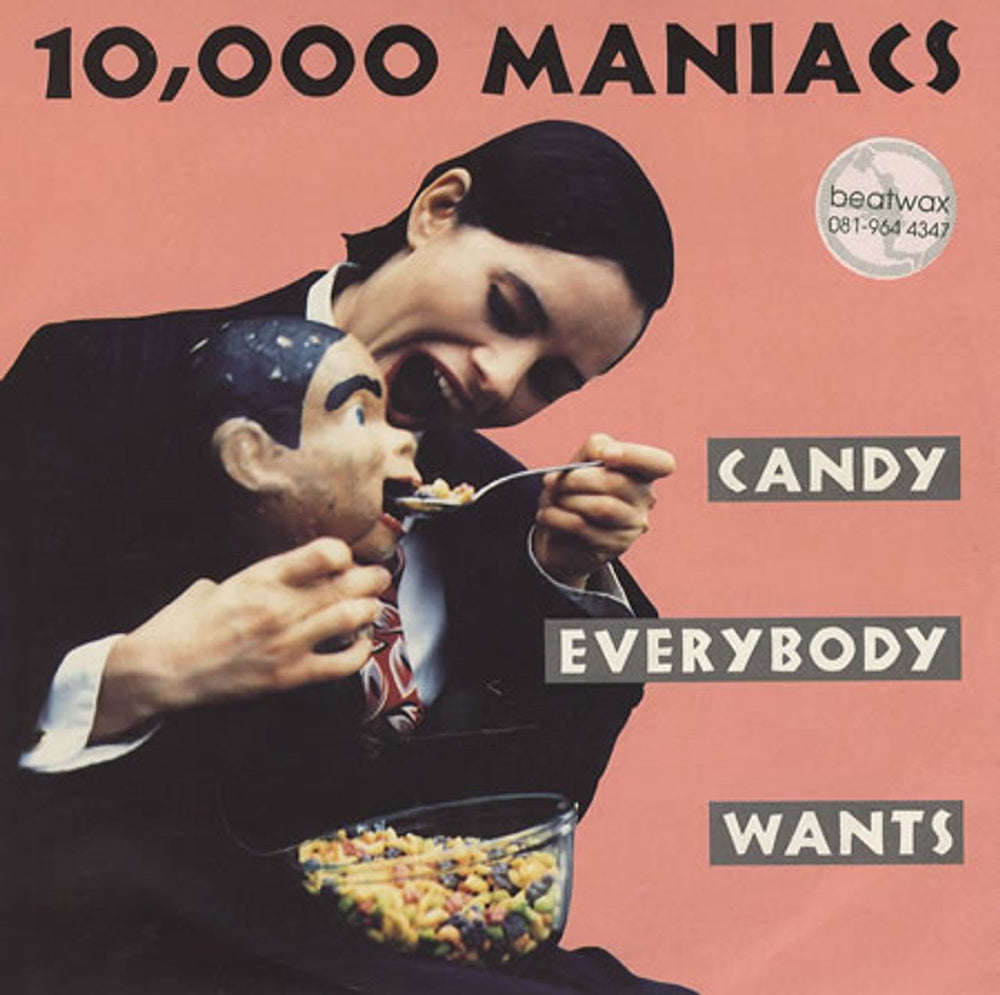 10,000 Maniacs Candy Everybody Wants UK 7" vinyl single (7 inch record / 45) EKR160