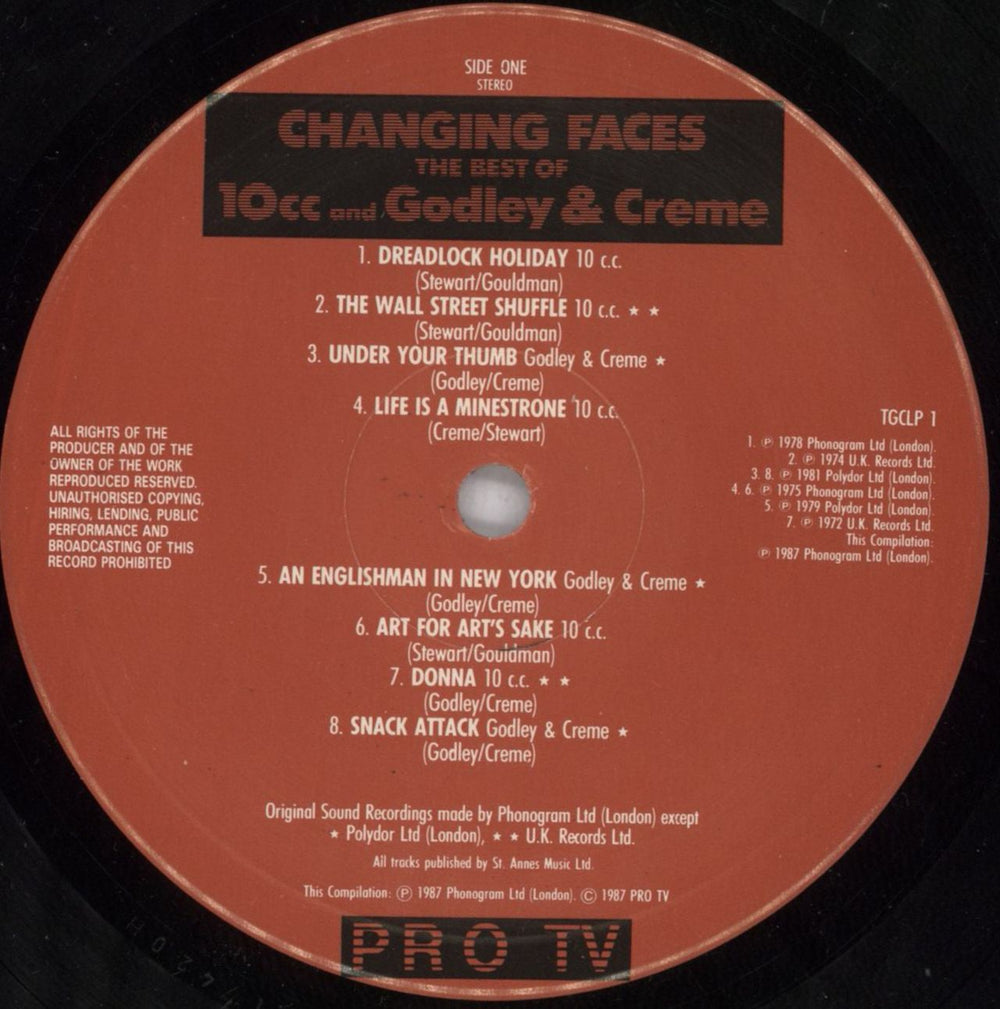 10cc Changing Faces - The Best Of 10cc And Godley & Creme - Shrink UK vinyl LP album (LP record) 10CLPCH821053