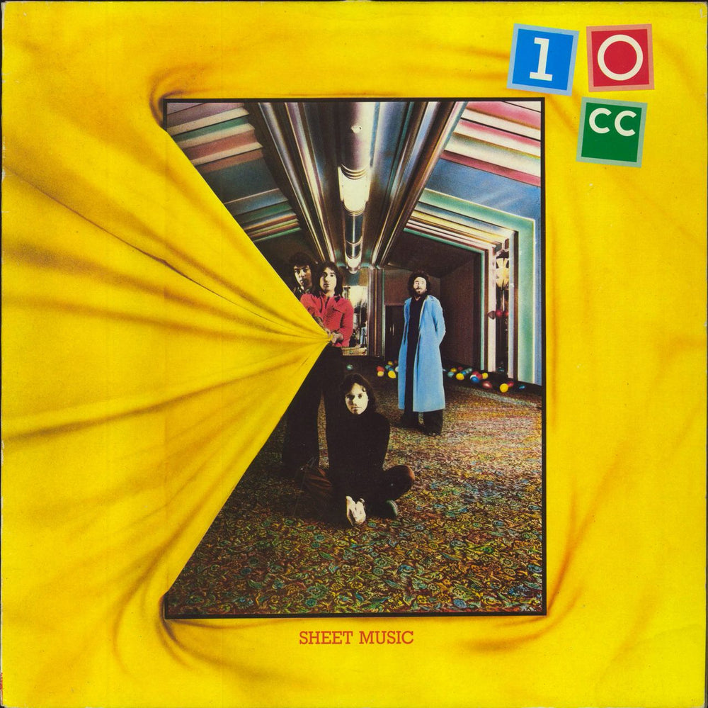 10cc Sheet Music UK vinyl LP album (LP record) PRICE8