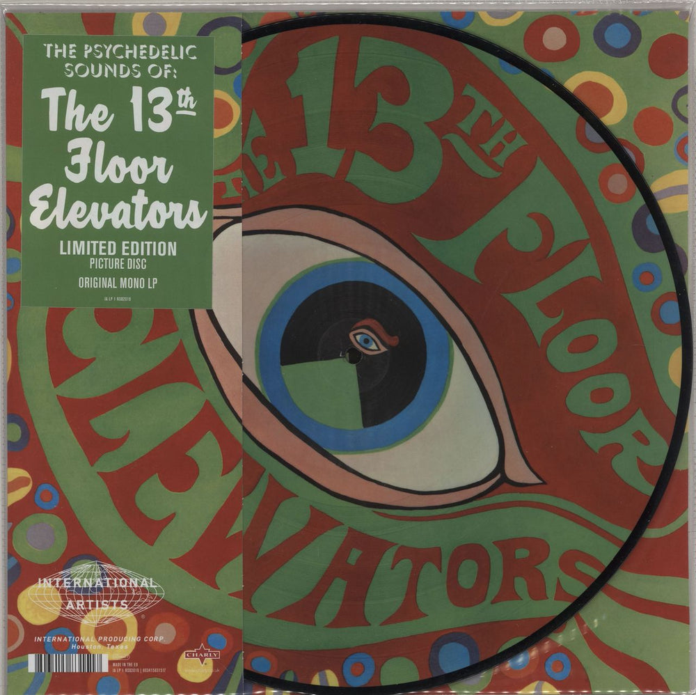 13th Floor Elevators The Psychedelic Sounds Of - RSD 19 UK picture disc LP (vinyl picture disc album) IALP1RSO2019