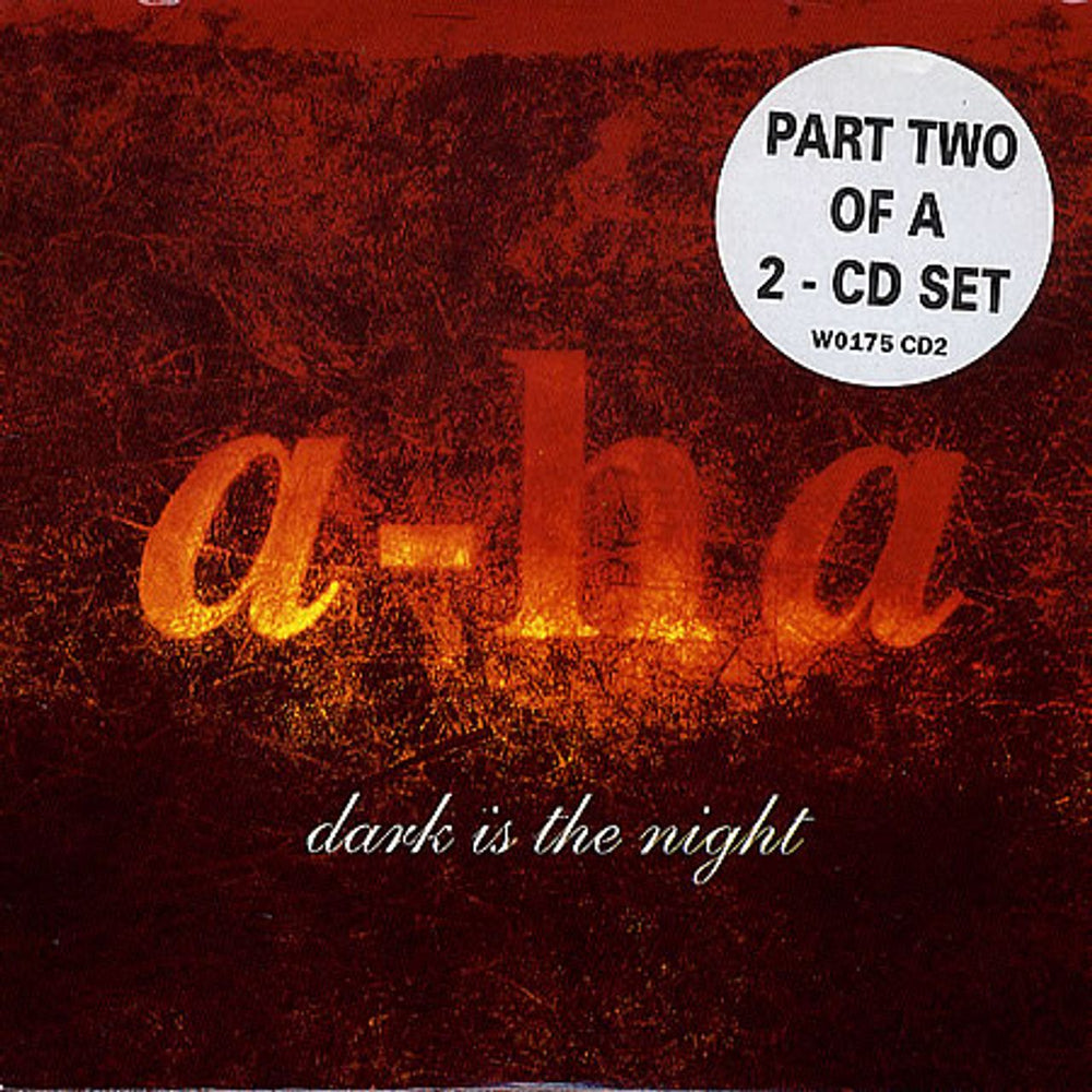 A-Ha Dark Is The Night - Part 2 UK CD single (CD5 / 5") W0175CD2