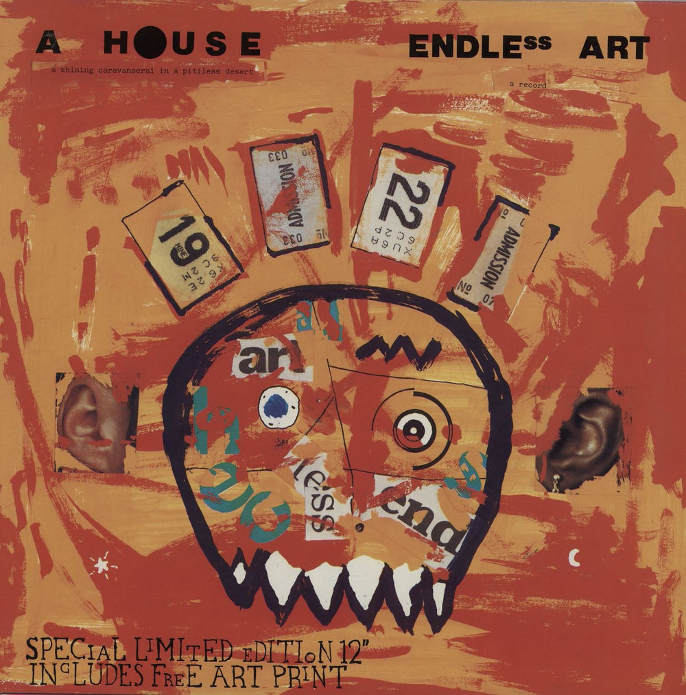 A House Endless Art + Art Print UK 12" vinyl single (12 inch record / Maxi-single) 8800506