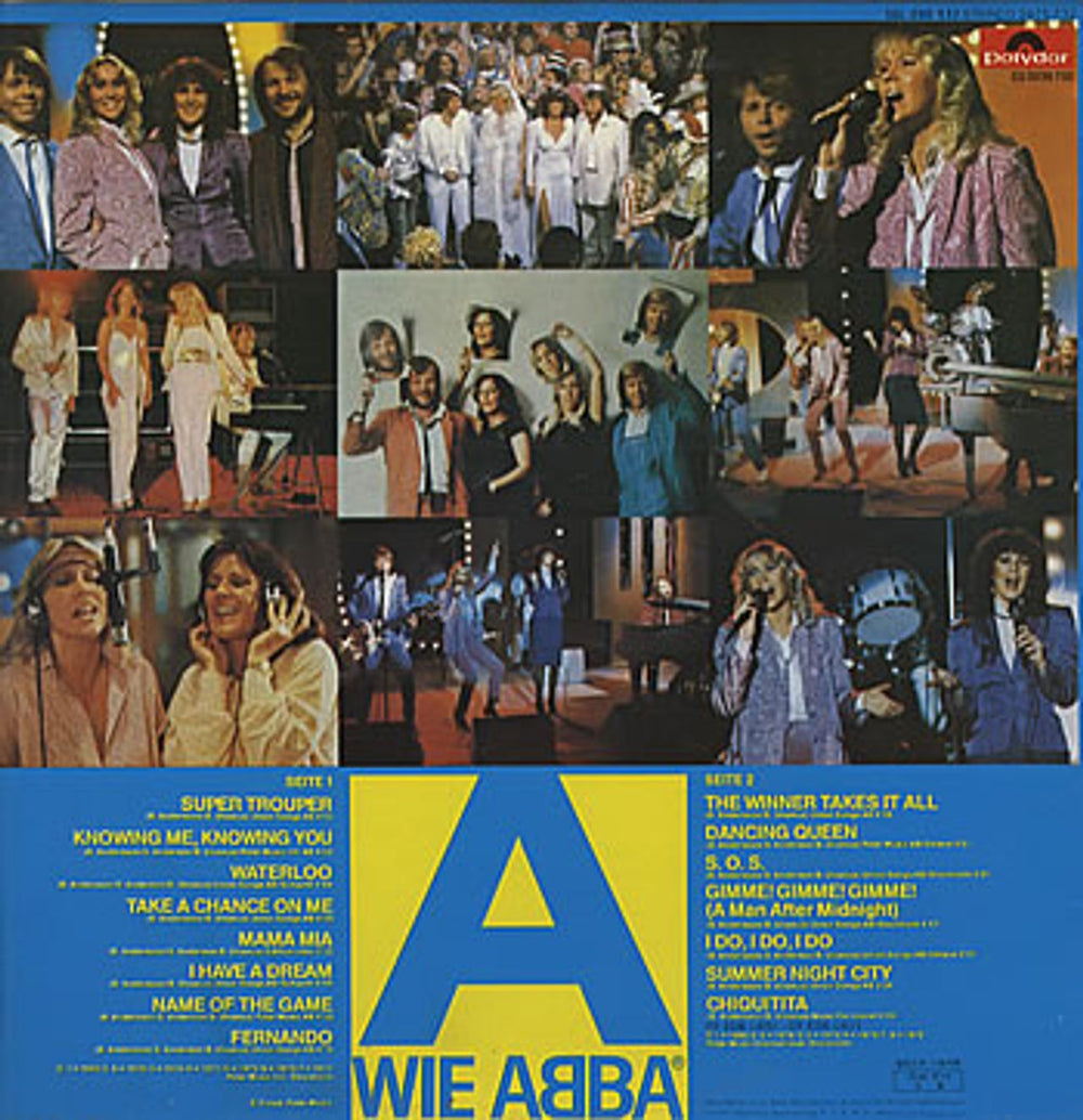 Abba A Wie Abba UK vinyl LP album (LP record) ABBLPAW314807