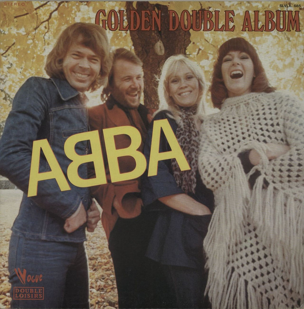 Abba Golden Double Album French 2-LP vinyl record set (Double LP Album) SLVLX.685