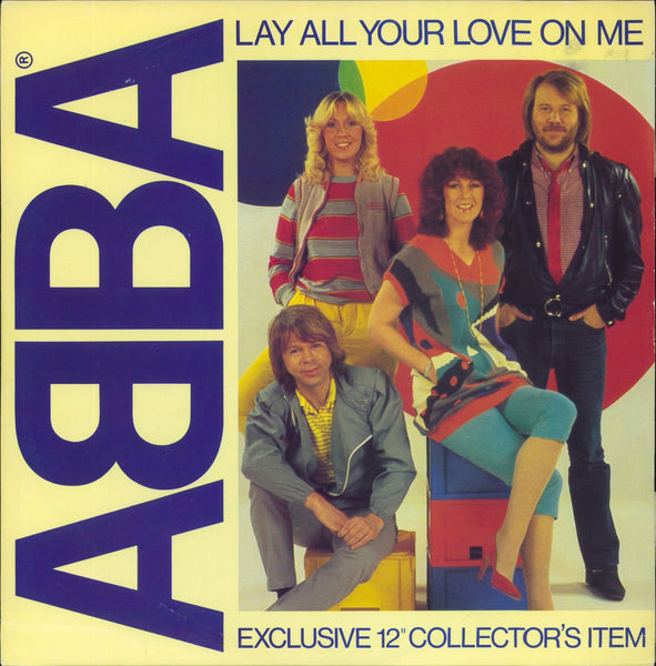 Abba Lay All Your Love On Me - Gold stamped UK 12