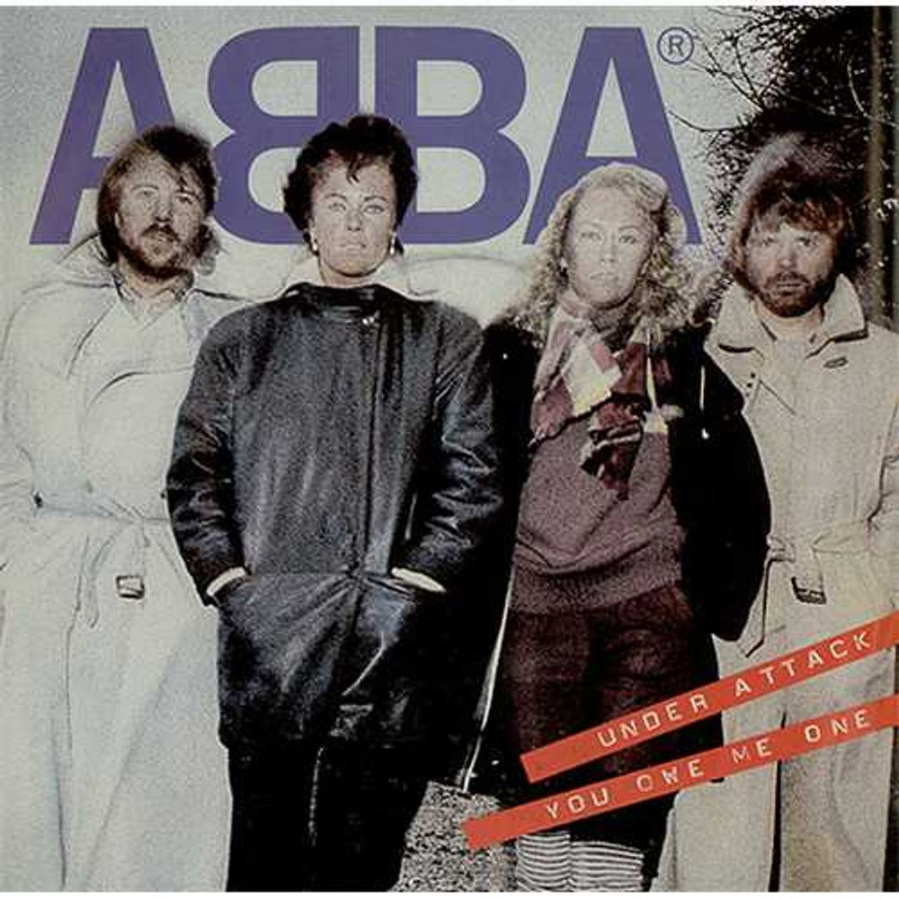 Abba Under Attack - Inj UK 7" vinyl single (7 inch record / 45) EPCA2971