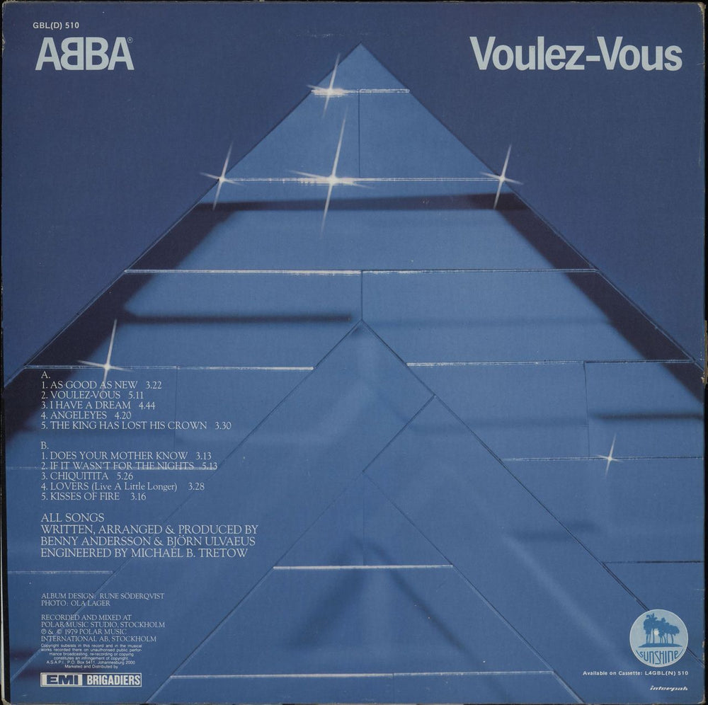 Abba Voulez-Vous - EX South African vinyl LP album (LP record)