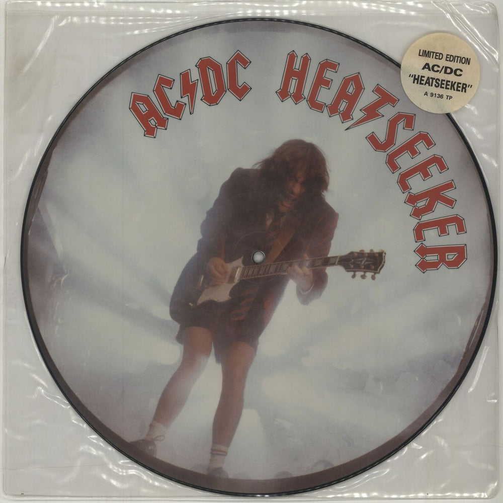 AC/DC Heatseeker UK 12" vinyl picture disc (12 inch picture record) A9136TP