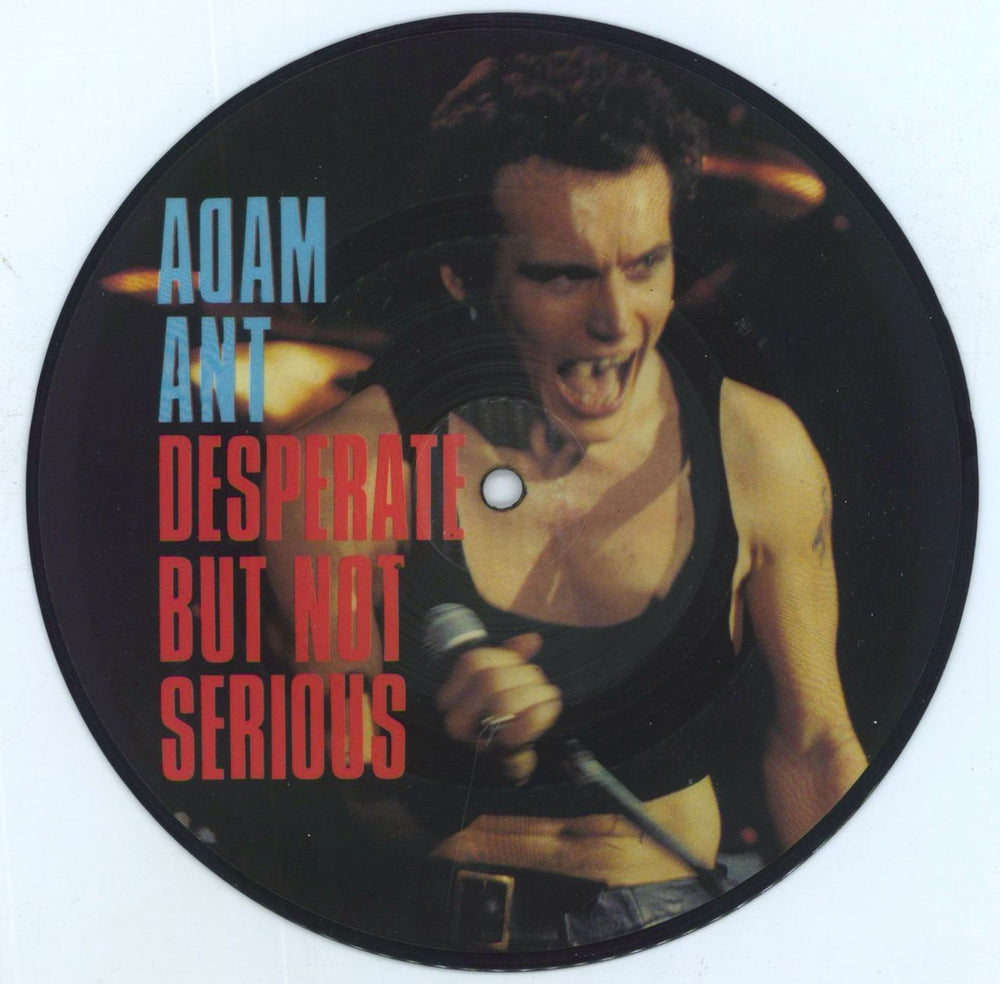 Adam Ant Desperate But Not Serious UK 7" vinyl picture disc (7 inch picture disc single) A112892