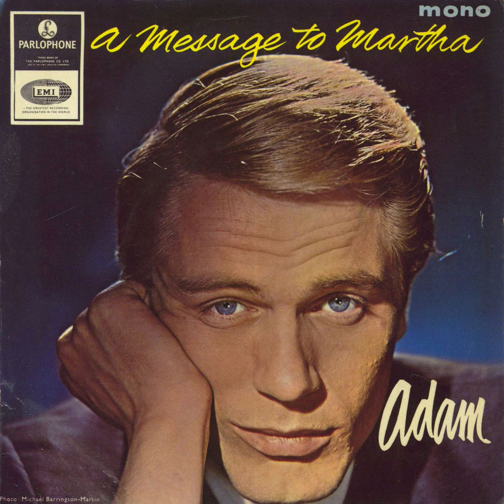 Adam Faith A Message To Martha From Adam UK 7" vinyl single (7 inch record / 45) GEP8929