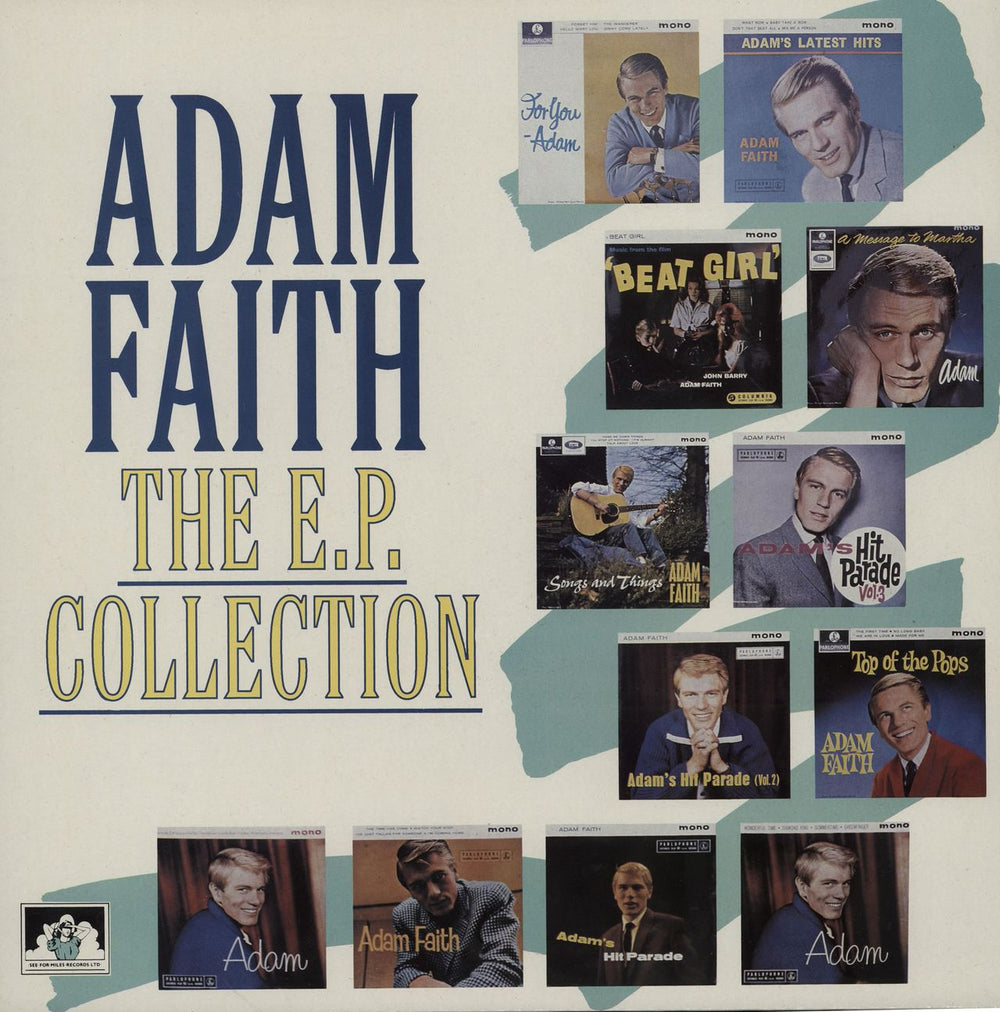 Adam Faith The E.P. Collection UK vinyl LP album (LP record) SEE298