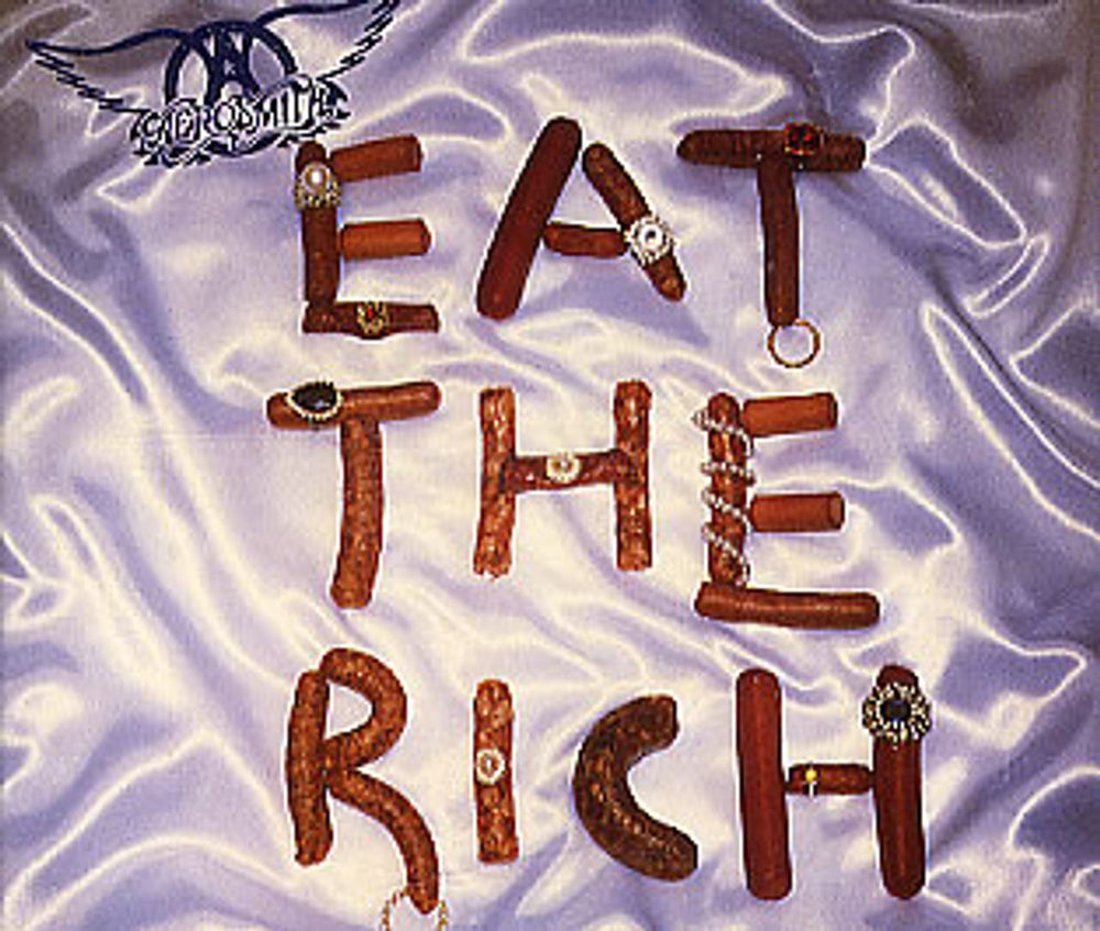 Aerosmith Eat The Rich UK CD single (CD5 / 5") GFSTD46