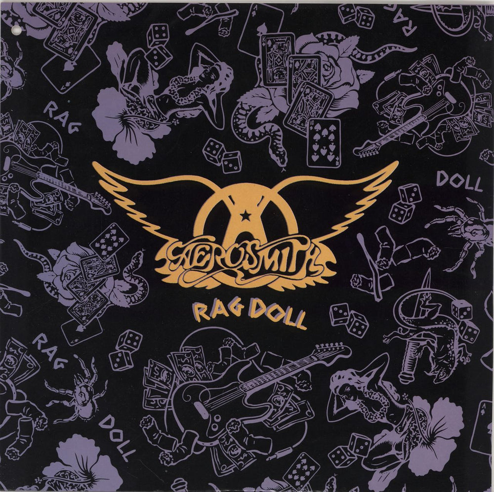 Aerosmith Rag Doll UK 12" vinyl single (12 inch record / Maxi-single) GEF76T