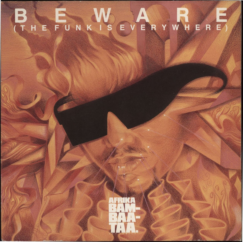 Afrika Bambaataa Beware (The Funk Is Everywhere) German vinyl LP album (LP record) 253092-1