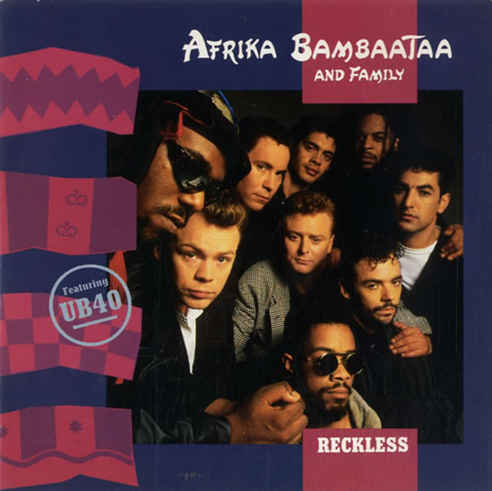 Afrika Bambaataa Reckless UK 7" vinyl single (7 inch record / 45) EM41