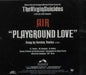 Air (French) Playground Love US Promo CD single (CD5 / 5") AIRC5PL154887