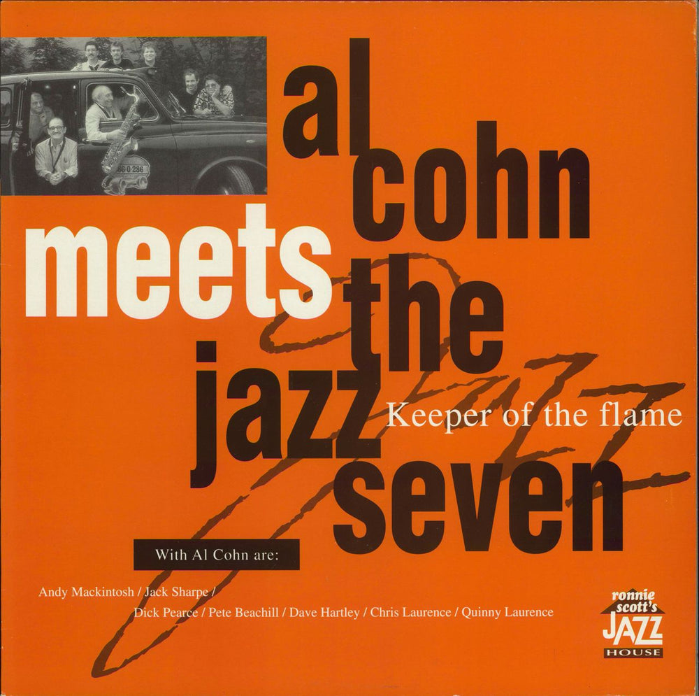 Al Cohn Keeper Of The Flame UK vinyl LP album (LP record) JHR022