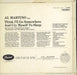 Al Martino Think I'll Go Somewhere And Cry Myself To Sleep UK Promo vinyl LP album (LP record)