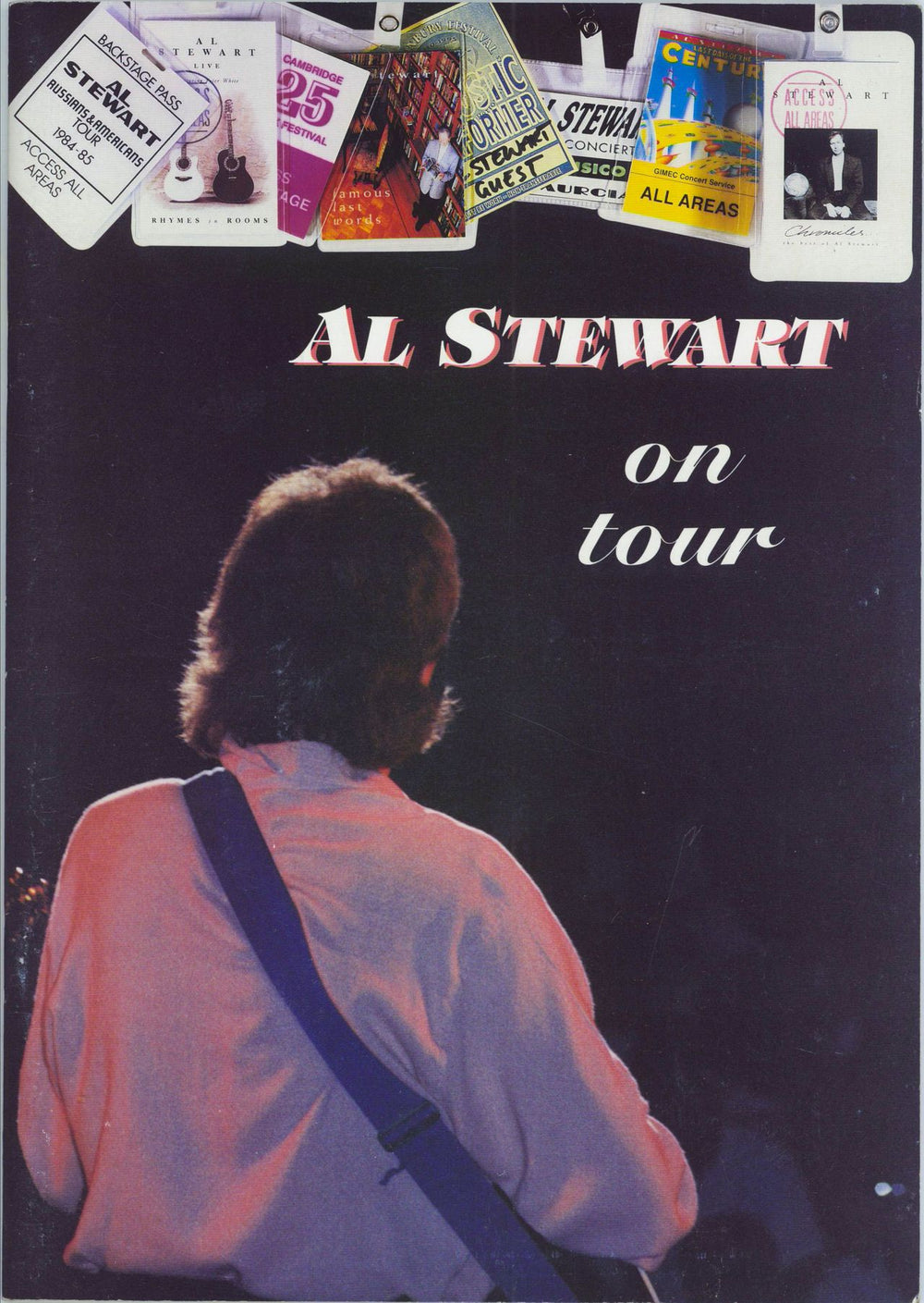 Al Stewart Tour Of The Netherlands Winter 1996 Dutch tour programme TOUR PROGRAMME