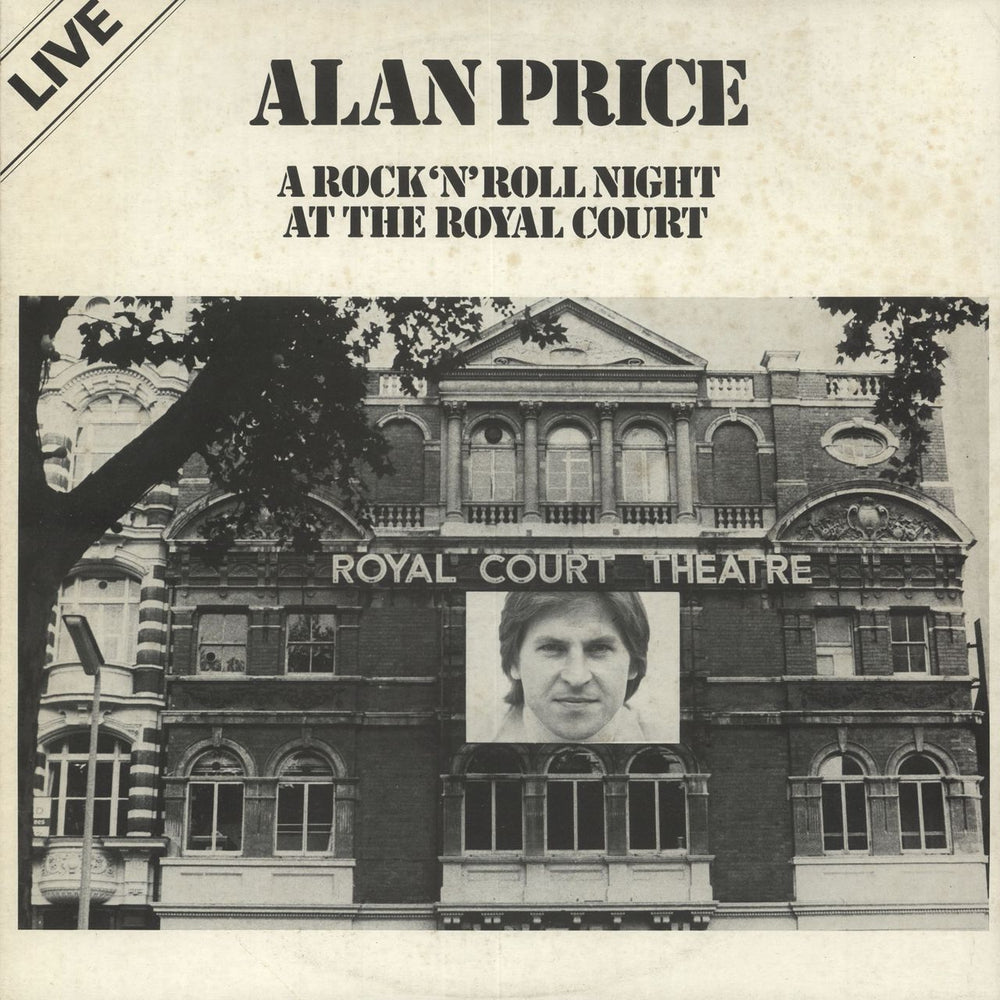 Alan Price A Rock 'N' Roll Night At The Royal Court + Poster UK vinyl LP album (LP record) KEY1