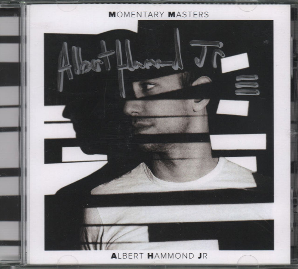 Albert Hammond Jr. Momentary Masters - Autographed UK CD album (CDLP) INFECT233CD