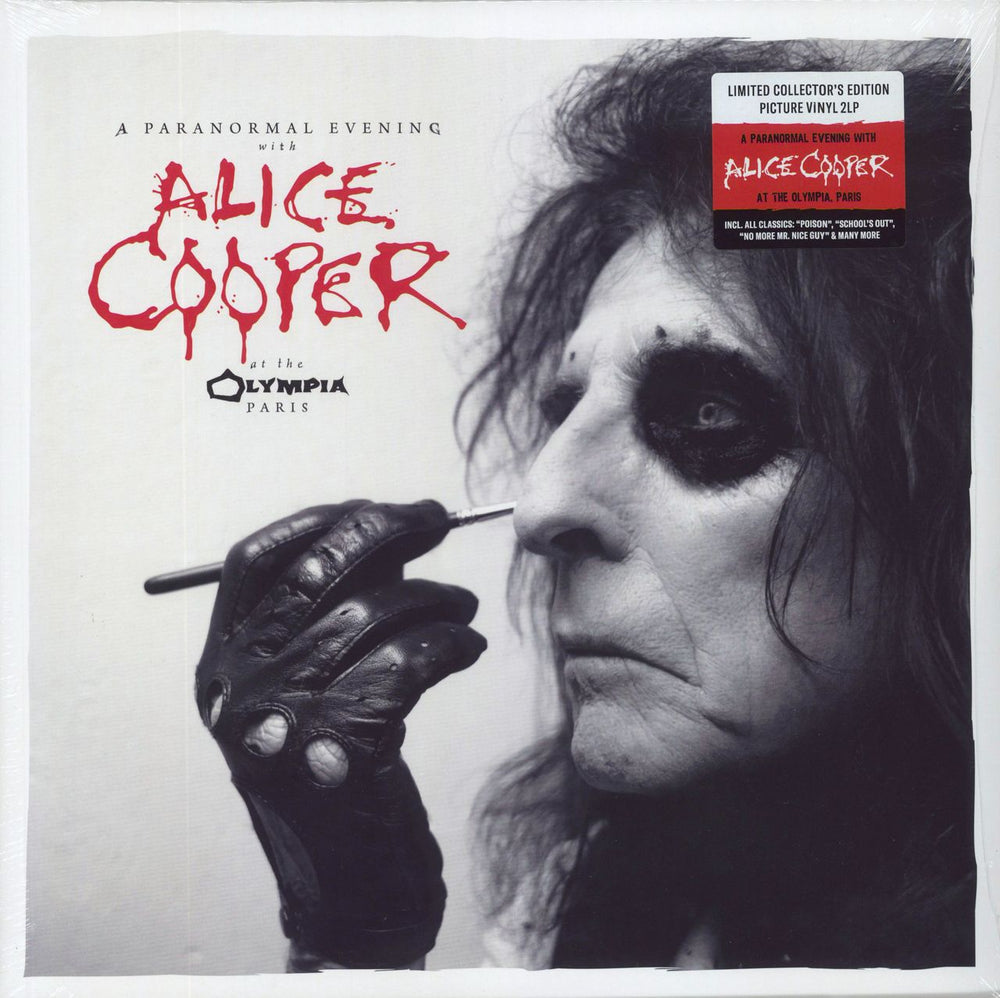 Alice Cooper A Paranormal Evening With Alice Cooper At The Olympia Paris - Sealed UK picture disc LP (vinyl picture disc album) 0218143EMU