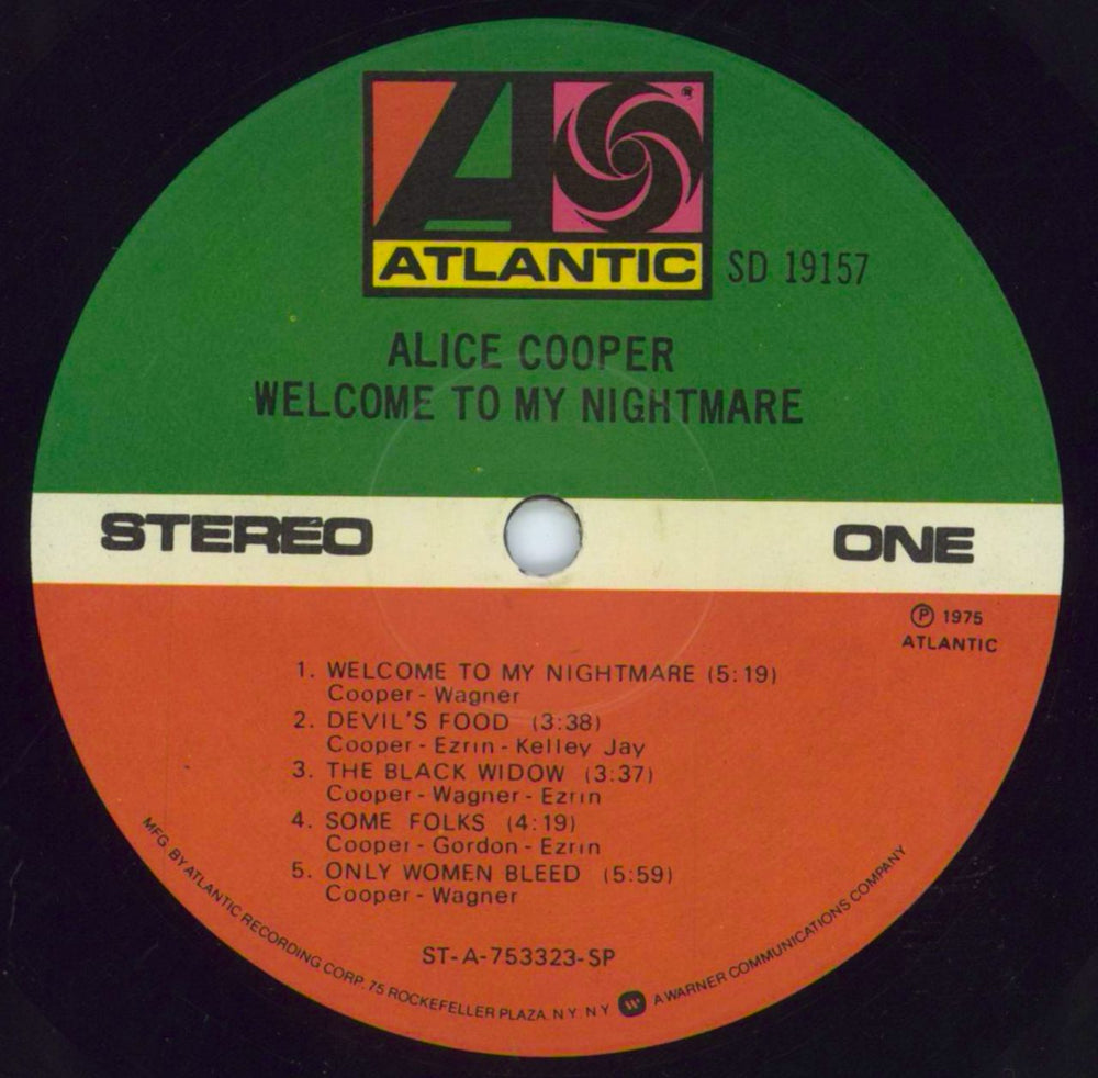 Alice Cooper Welcome To My Nightmare US vinyl LP album (LP record) COOLPWE812858