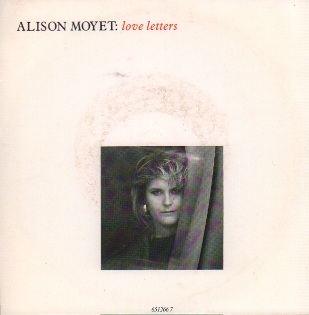 Alison Moyet Love Letters UK 7" vinyl single (7 inch record / 45) MOYET5